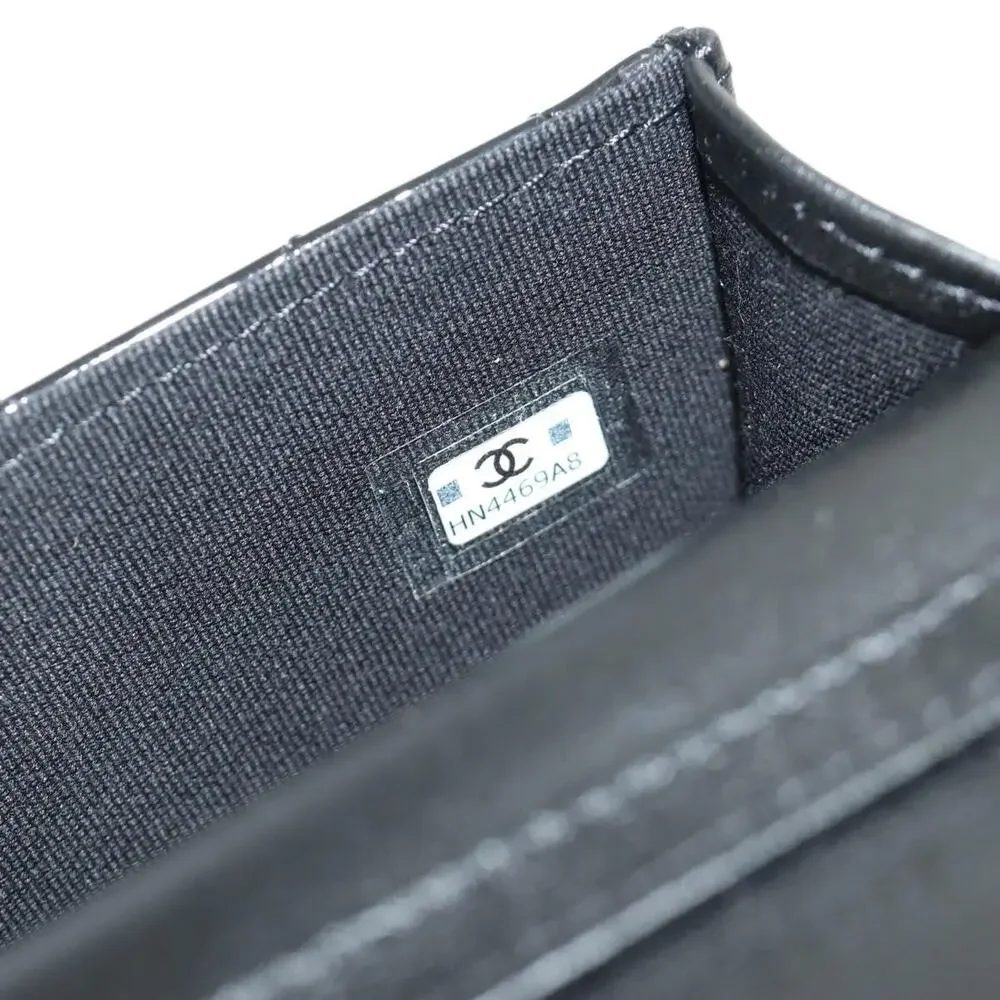 Chanel Matelasse Chain Shoulder Bag Black